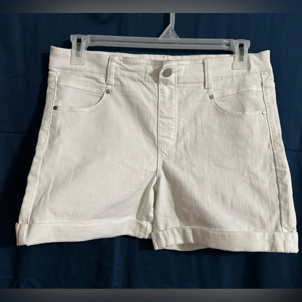 Women's White Denim Shorts